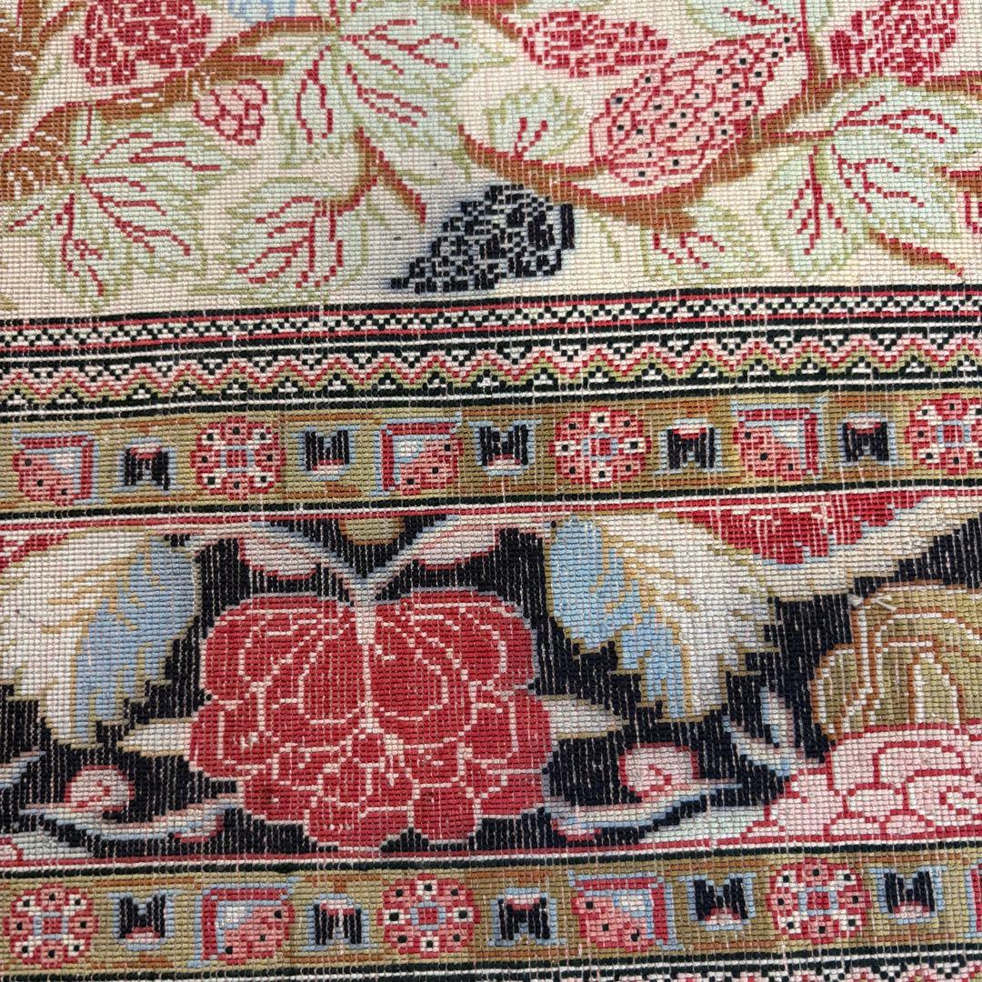 ペルシャ絨毯　コム産　シルク