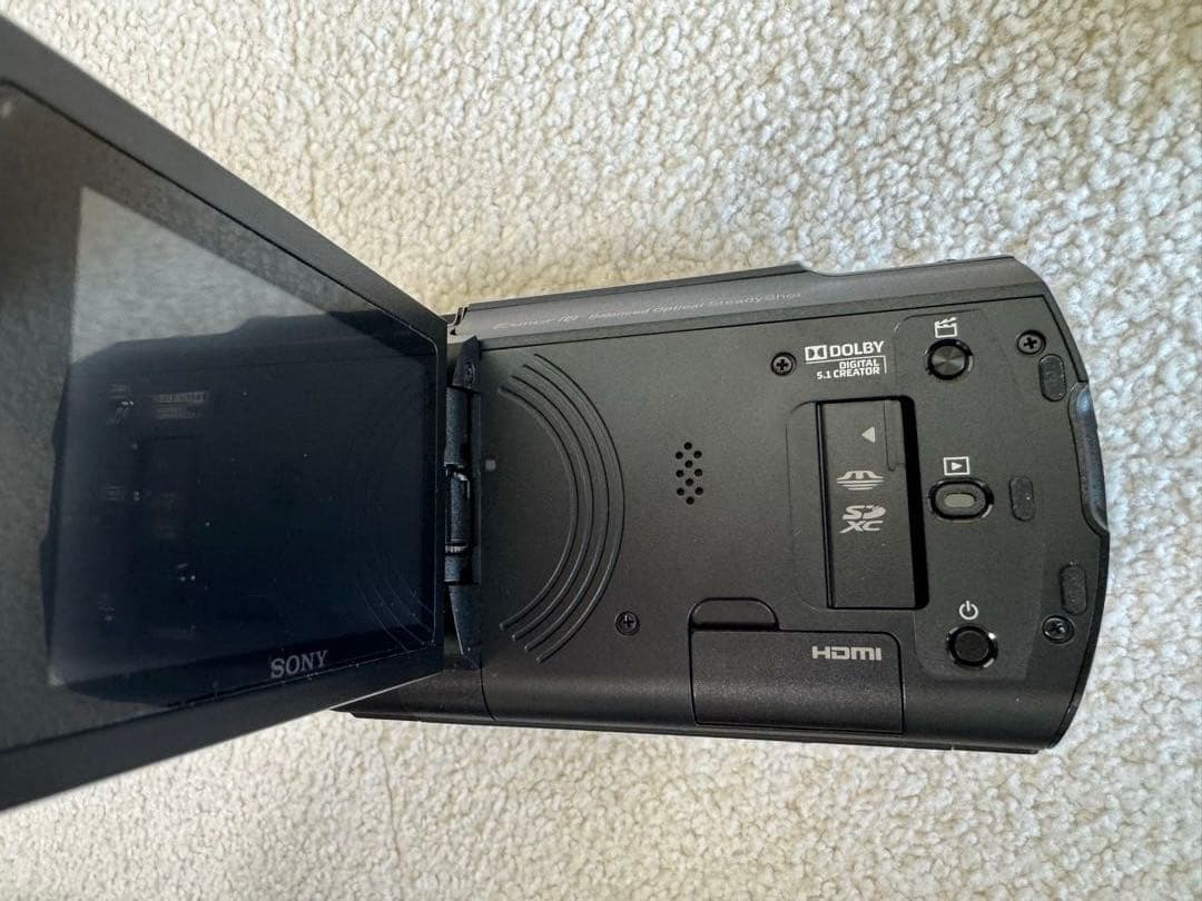 Sony FDR-AX45 ビデオカメラ 本体と三脚セット(破損部有)