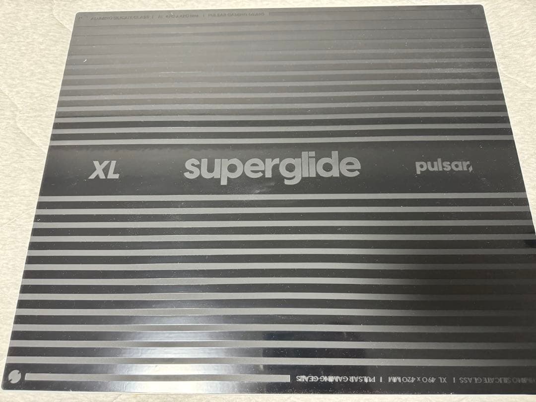 マウス・トラックボール pulsar superglide glass mousepad