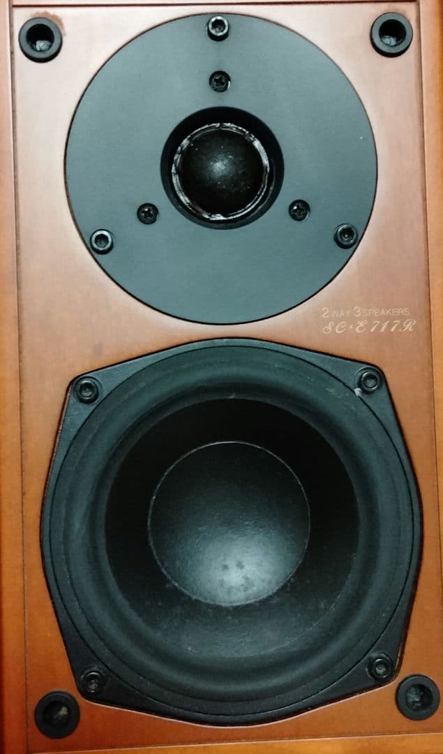 DENON 木製スピーカー　SC-E717R