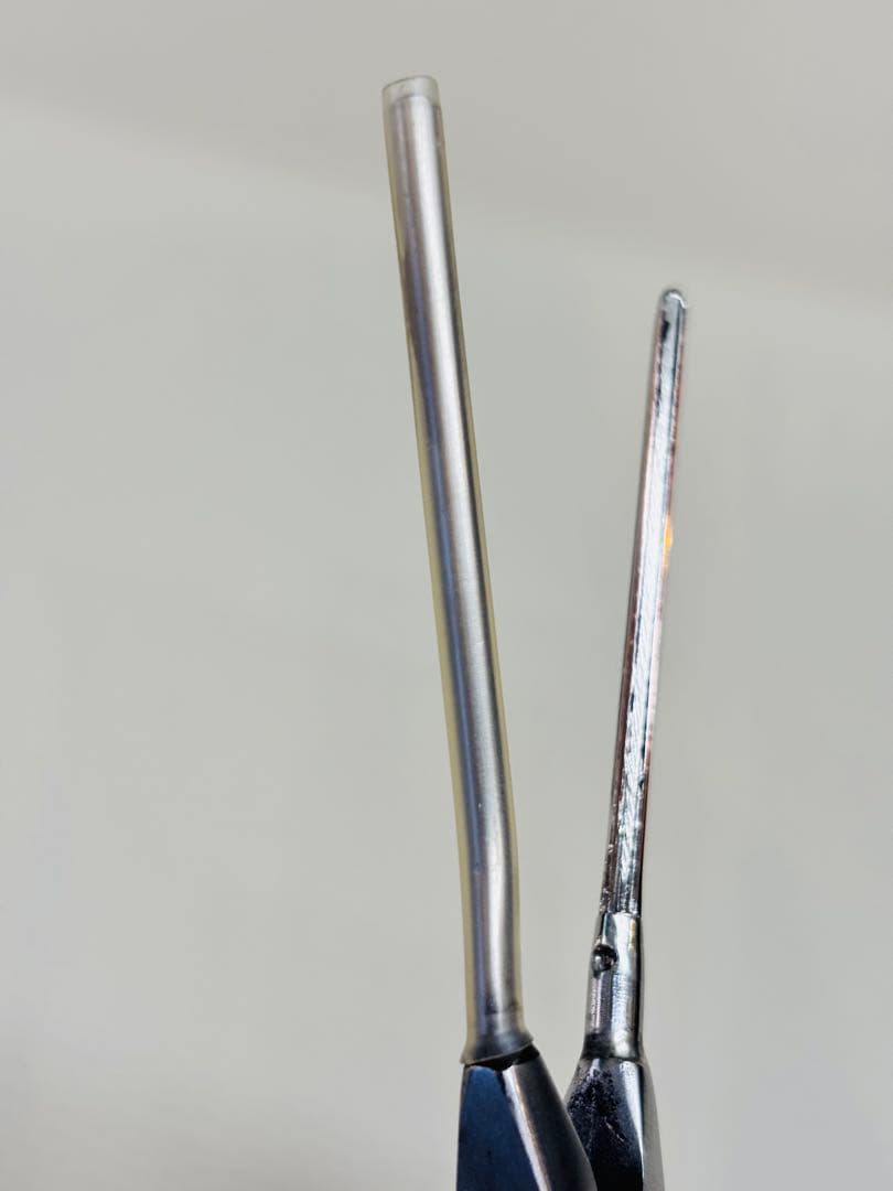 超美品　シルバーアイロン 2.3ミリ極細アイロン　廃盤品　 /レンツアイロン