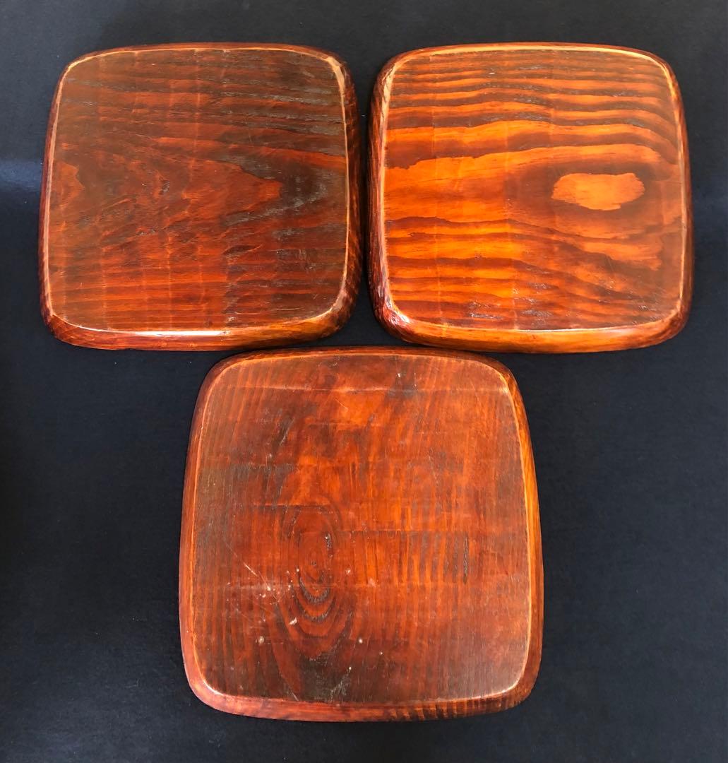 nicecats 讃岐彫 吸物膳2客 小膳 刳抜 木製漆器260121き6