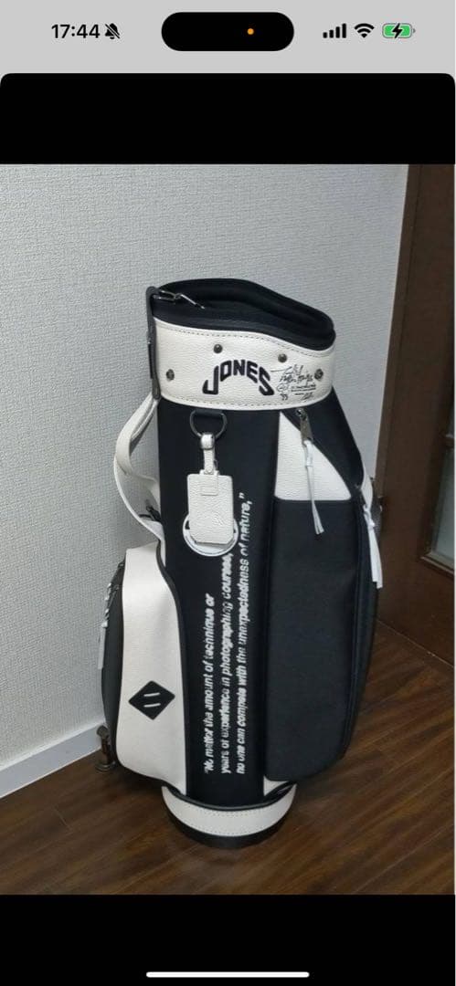 JONES Clubhouse ゴルフバッグ 黒・白希少レア