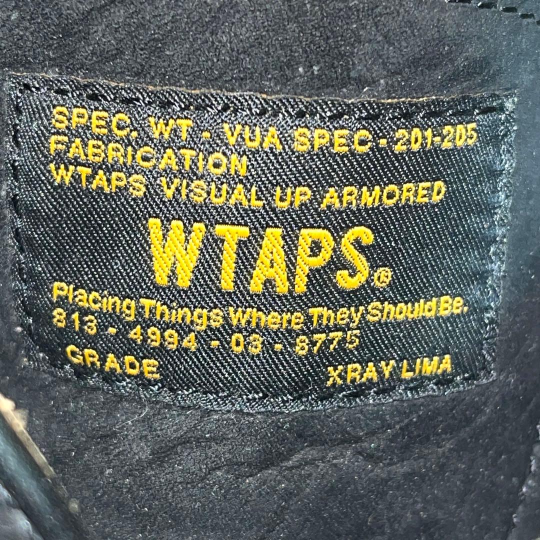 ★WTAPS★スエードレザーブーツ★4(28cmくらい)★黒　ブラック★