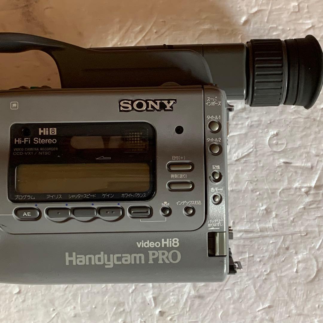 ジャンク ソニー CCD-VX1 Hi8 handyman PRO 壊れています