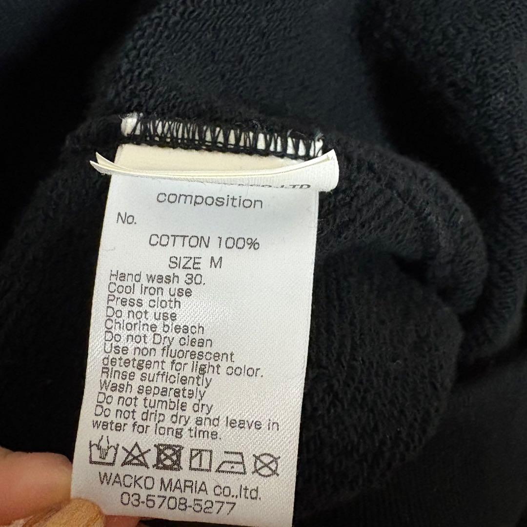 【極美品】WACKO MARIA レザボアドッグス スウェット M ブラック