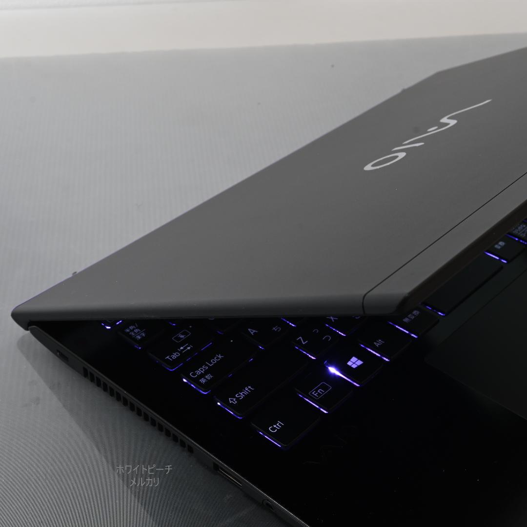 美品Vaio pro PK 11世代 i5 16G 512G 紫に光るキーボード