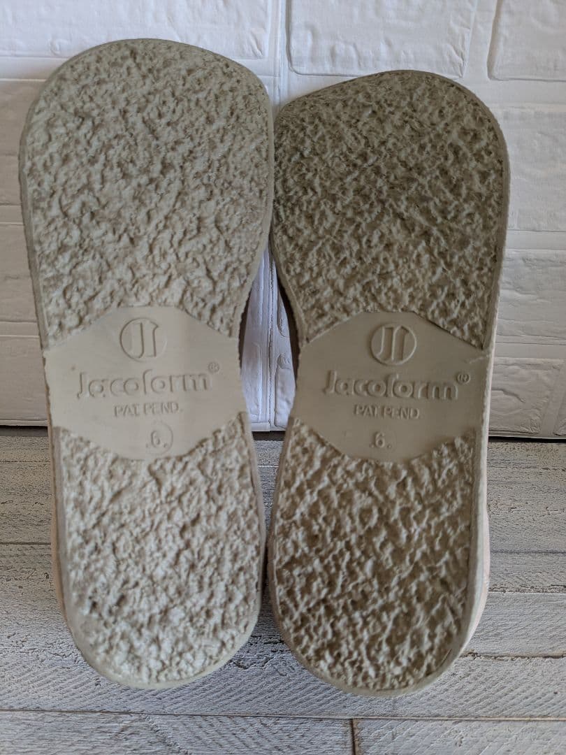 ★未使用級★jacoform コンフォートシューズ レザー ベージュ 24.5