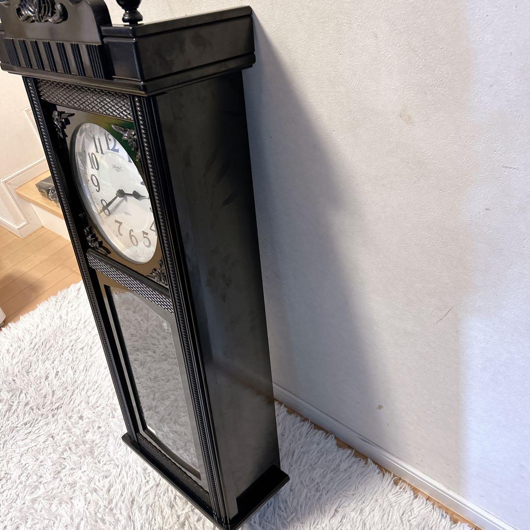 【動作品】愛知時計 振り子時計 日本製 ビンテージ 掛け時計 昭和レトロ