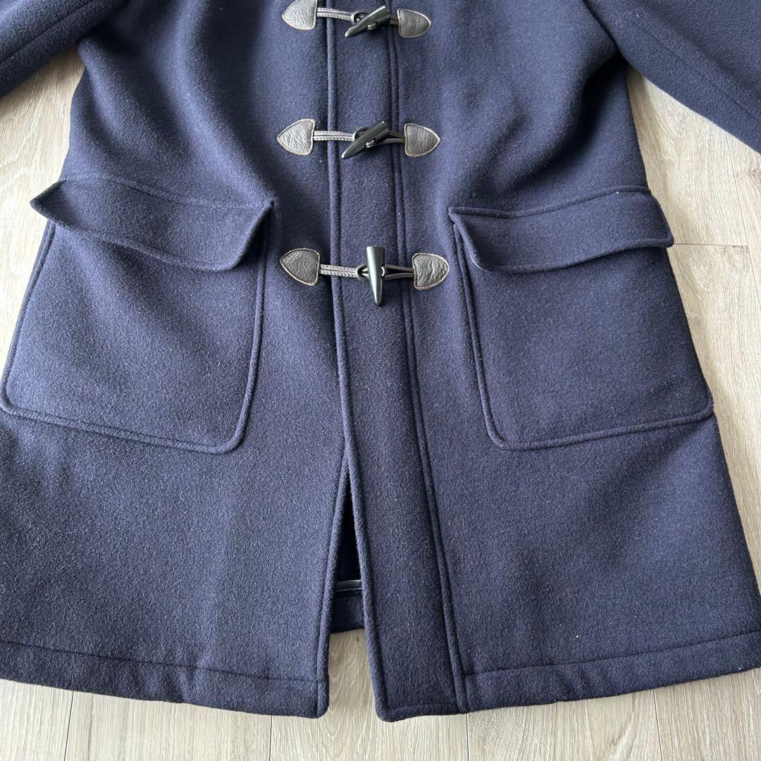 BROOKS BROTHERS ダッフルコート ネイビー L ブラックウォッチ