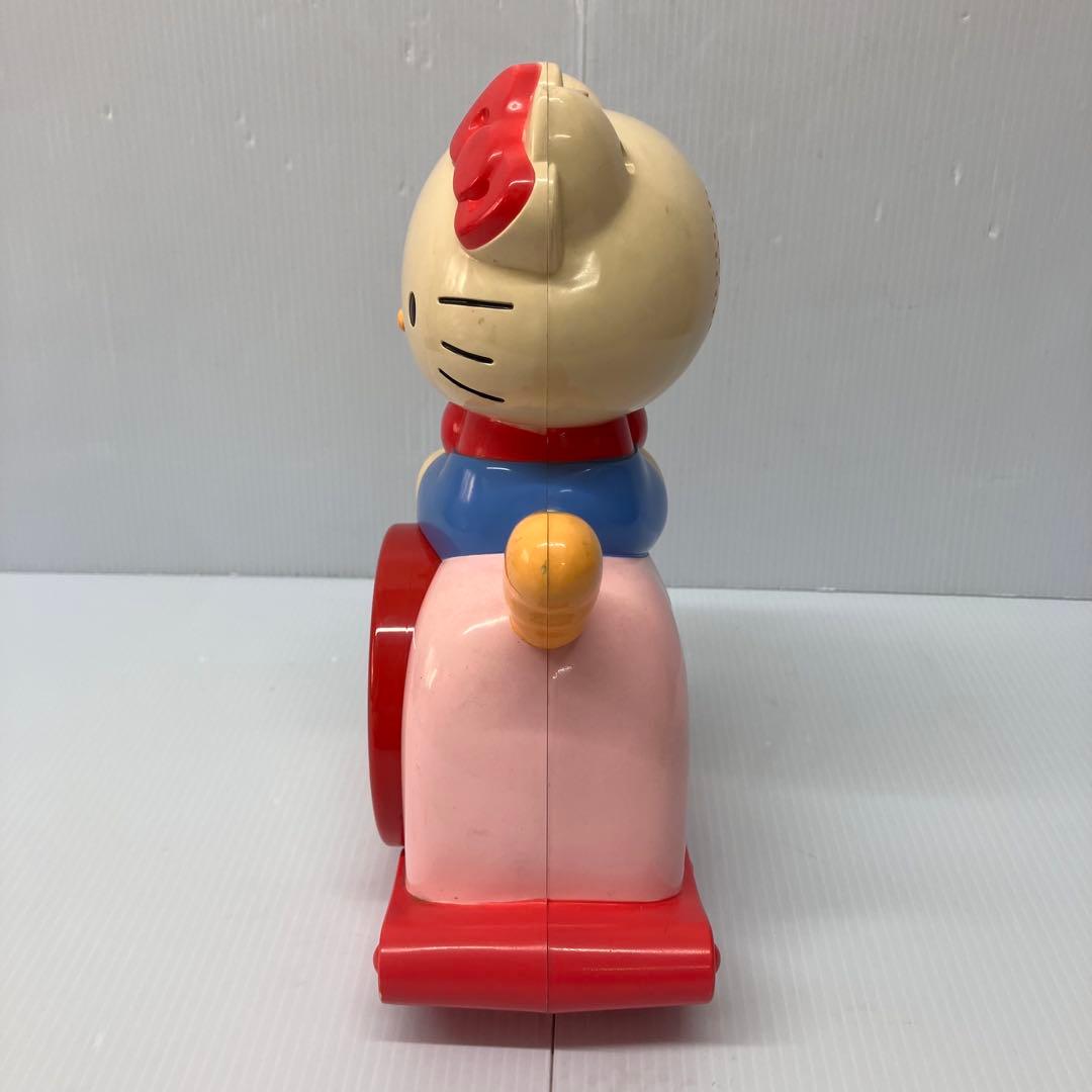 【HELLO KITTY】おしゃべり目覚まし時計　木馬キティ　当時物　希少　レア