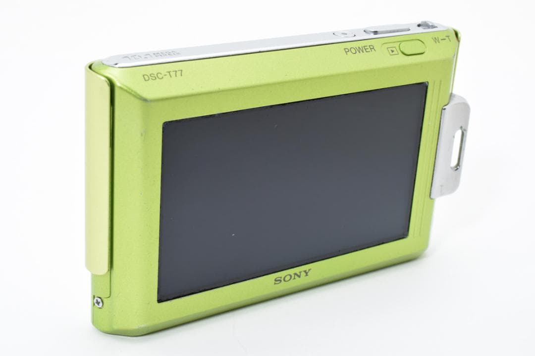 ソニー　SONY Cyber-shot DSC-T77 グリーン《動作確認済み》