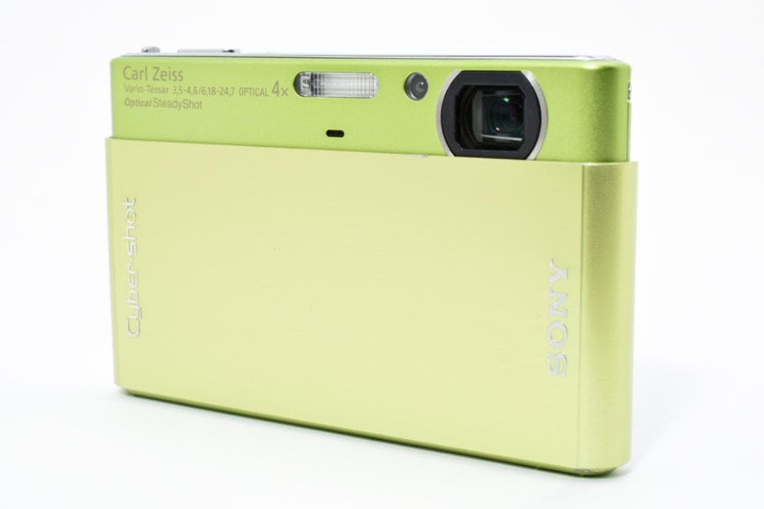 ソニー　SONY Cyber-shot DSC-T77 グリーン《動作確認済み》