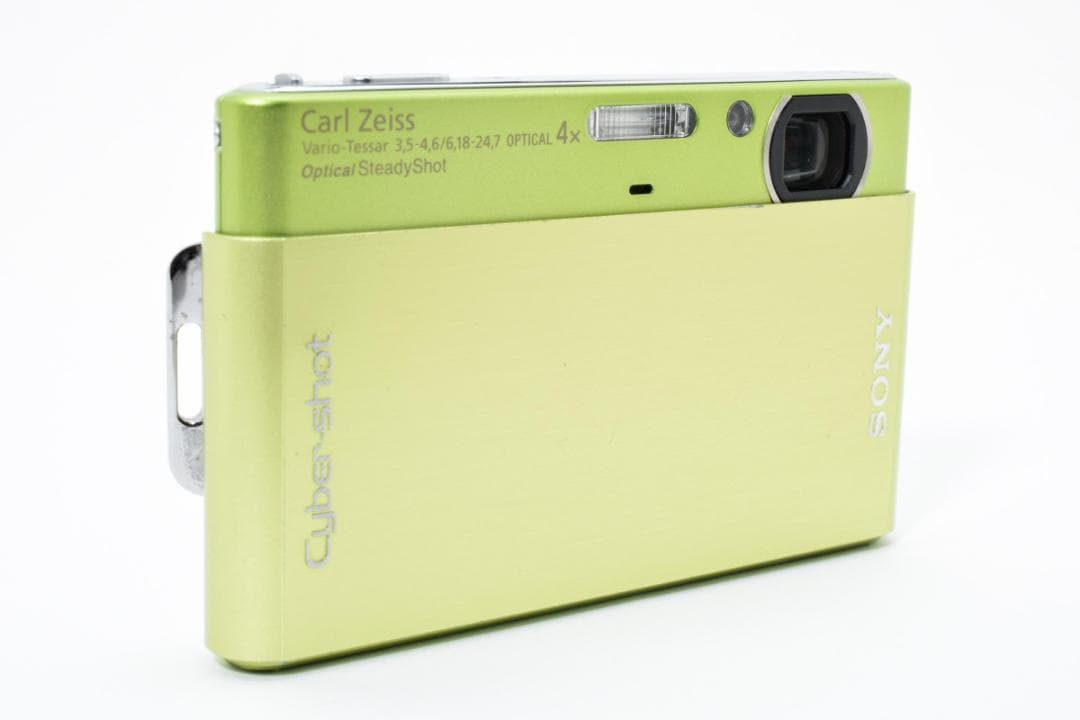 ソニー　SONY Cyber-shot DSC-T77 グリーン《動作確認済み》