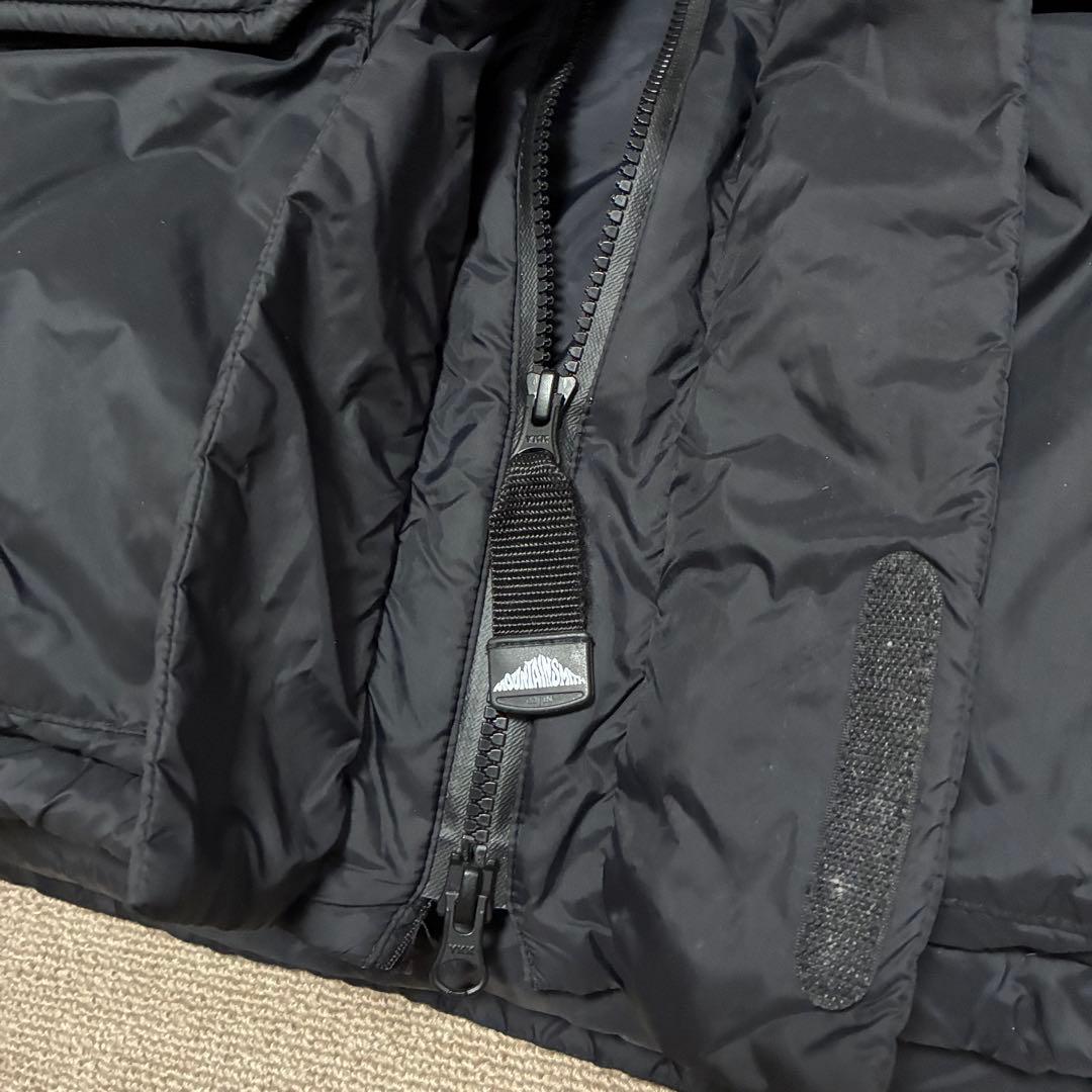 最終値下げ中 マウンテンスミス ダウンジャケット 黒 M ドローコード ダウン