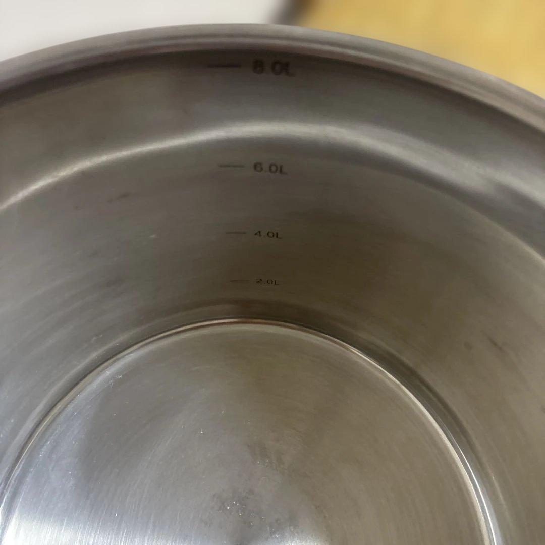 ELO profi-cristal ステンレス寸胴鍋8Lドイツ製メモリ付業務用