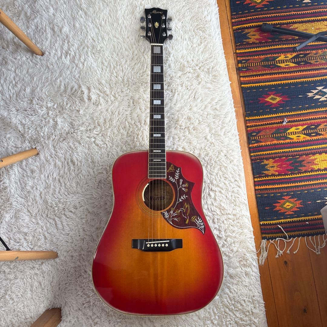 エレアコ仕様 Morris アコースティックギター