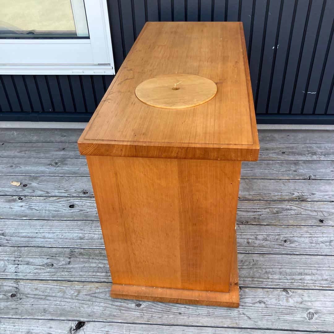 昭和レトロ 無垢材 古家具 飾り棚 茶箪笥 サイドボード ディスプレイラック