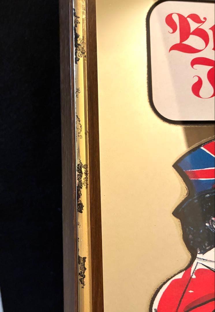 バーネットジン　パブミラー　ビンテージ　アメリカン雑貨　ガレージ