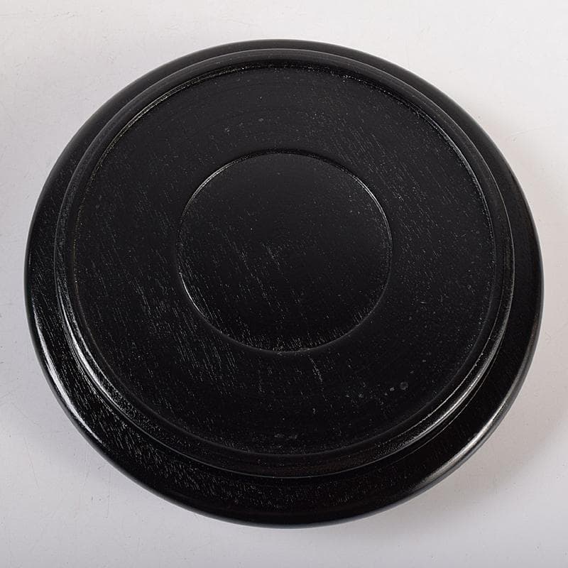 七宝焼　牡丹文　花瓶　唐木台・時代箱付　M　R8760B