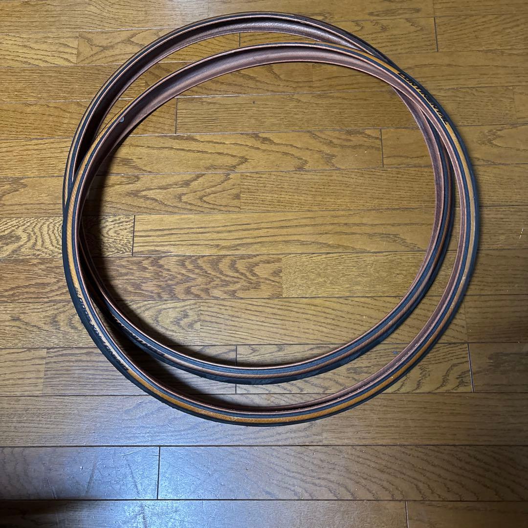 コンチネンタル　グランプリ5000 トランスペアレント茶色