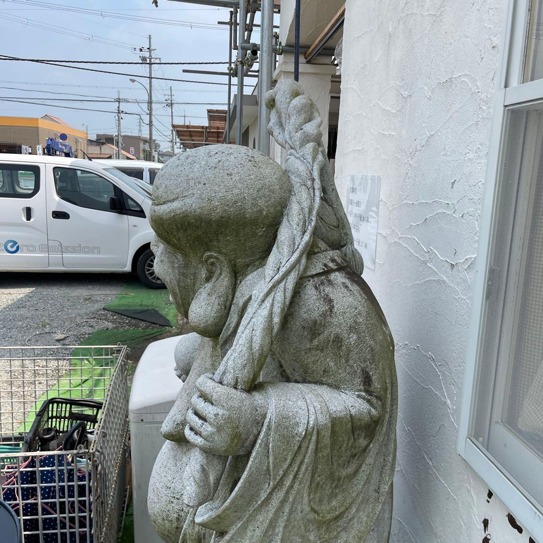 【関西圏配送可】七福神　布袋尊　石像 600kg〜850kg