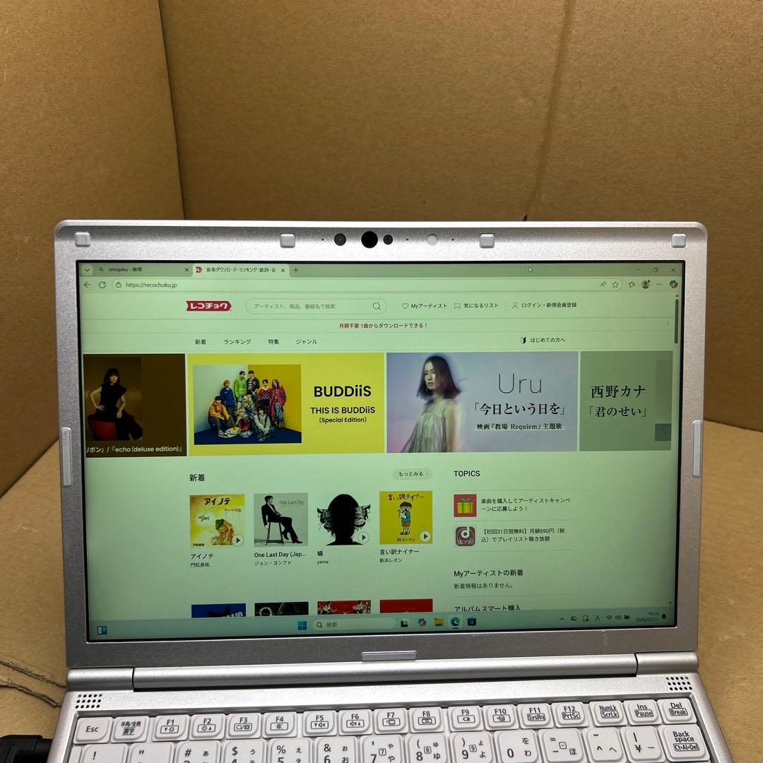 CF-SV1 i5第11世代-1145G7 16GB 1TB 12.1インチ