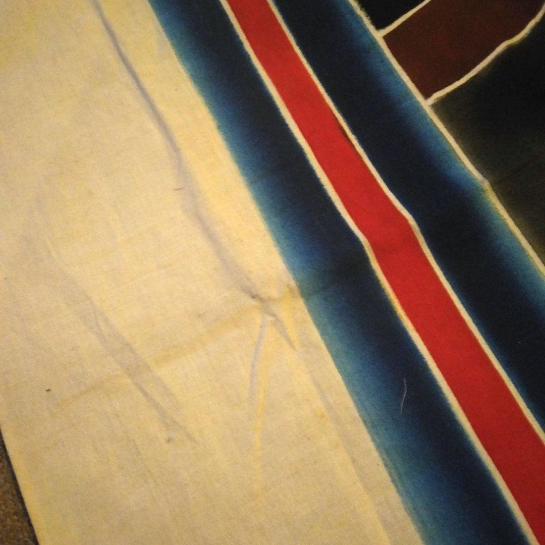 【新古品】鯉のぼり　鍾馗　幟　本染め　超大判　265×130㎝　高級手描き　旗