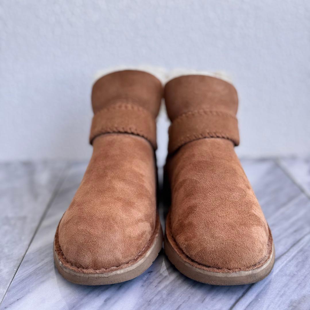 UGG アグ W MCKAY ショートブーツ ムートンブーツ チェスナット