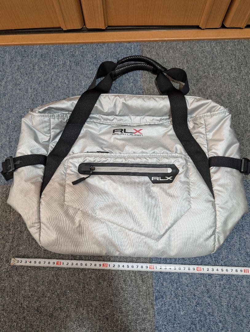 RLX シルバー ゴルフバッグ 約40cm x 30cm