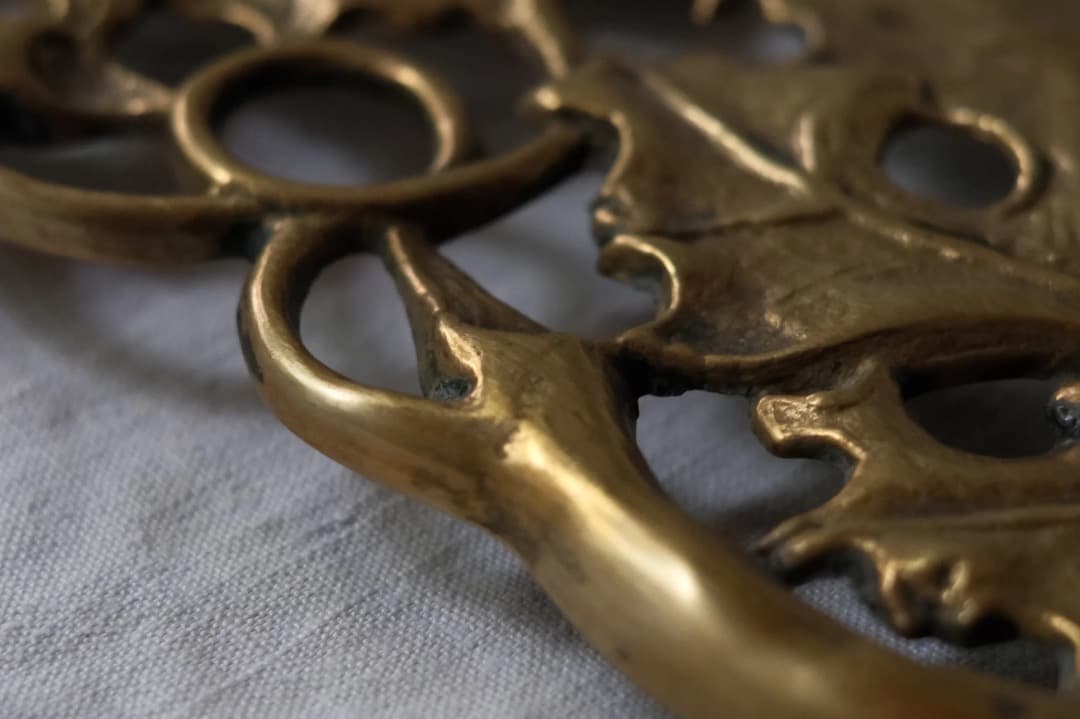 フランスアンティーク｜真鍮のトリベット
