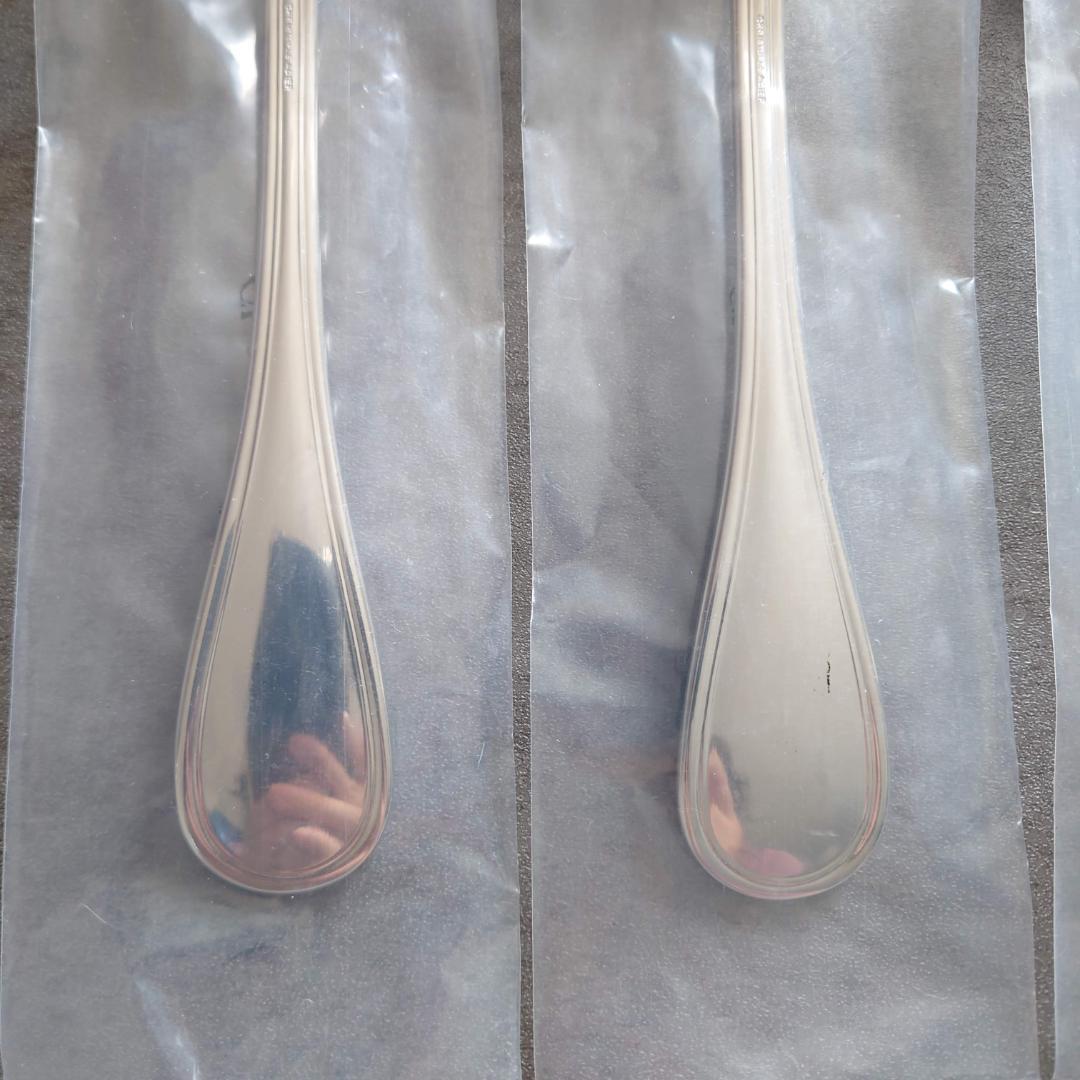 クリストフル ACIER アルビ 未開封 ステンレス テーブルスプーン 4点