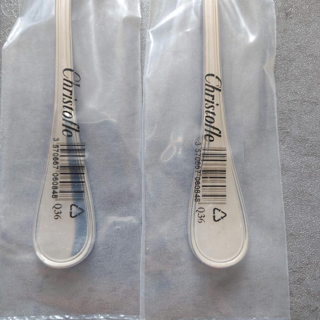 クリストフル ACIER アルビ 未開封 ステンレス テーブルスプーン 4点