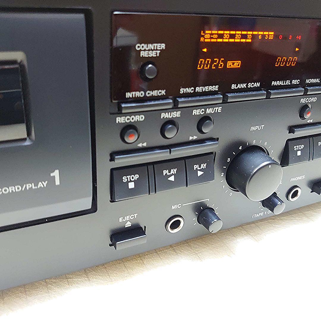 【完動｜美品】 TASCAM 202mkIV｜ダブル・カセットデッキ｜業務用