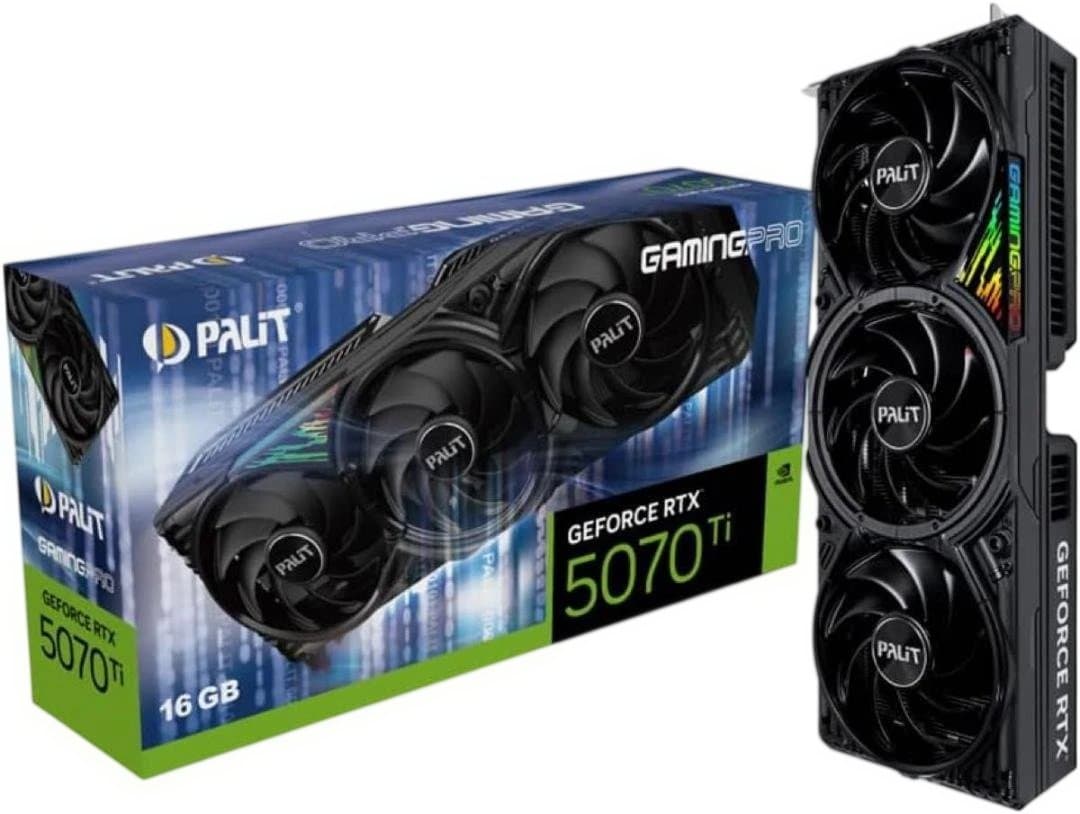 （新品未使用 領収書つき）Palit RTX 5070 Ti GamingPro