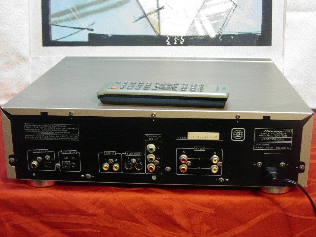 ★パイオニア DVDビデオ/CDプレーヤー「DV-S5」動作良好。
