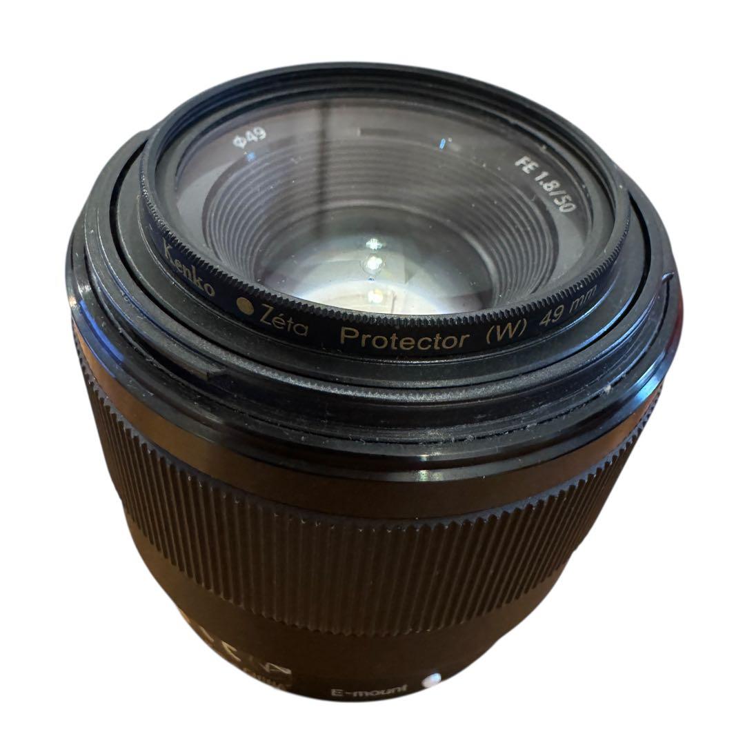【即発送】SONY SEL50mm F1.8単焦点レンズ プロテクター付き