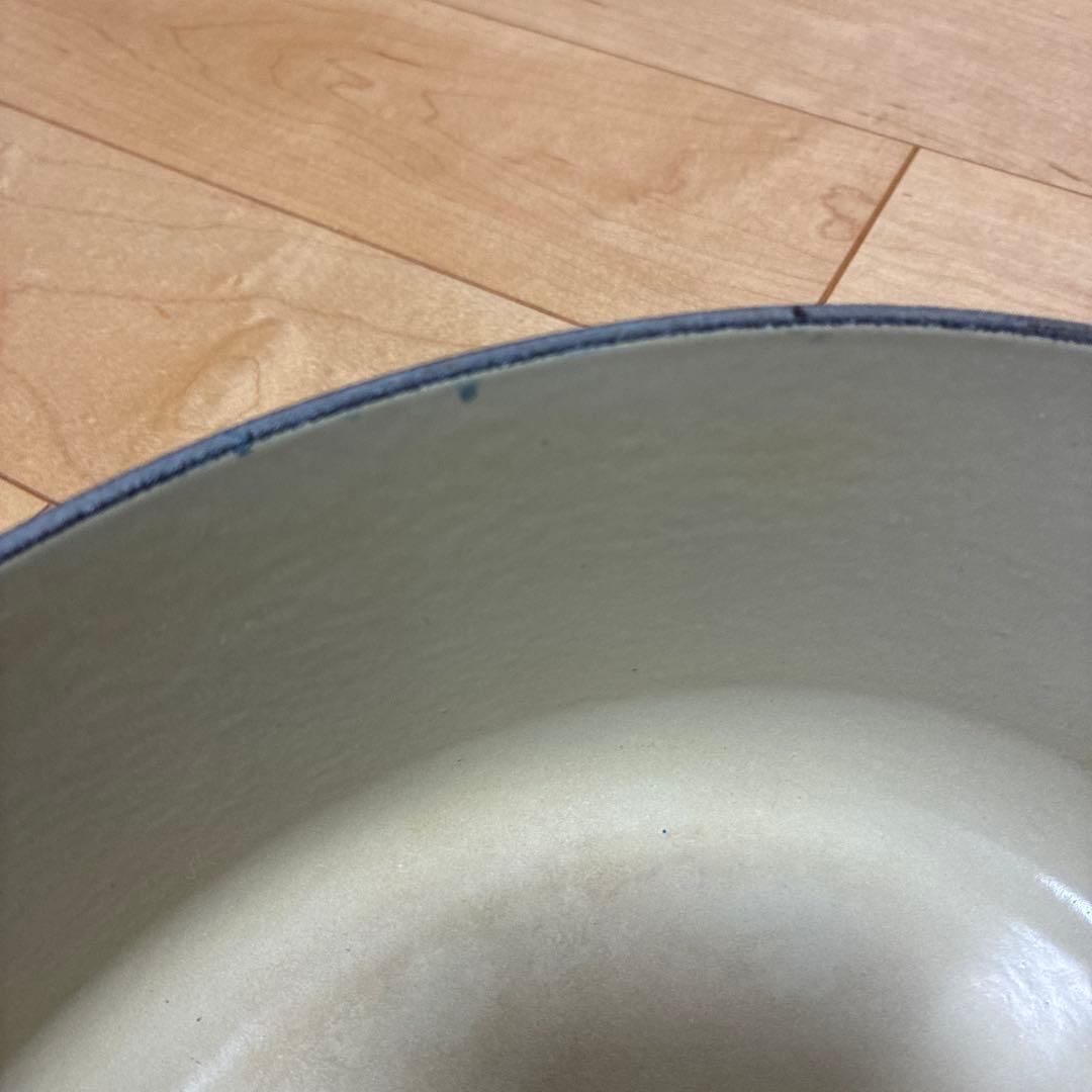 ル・クルーゼ　ココットオーバル　鍋　ブルー　23