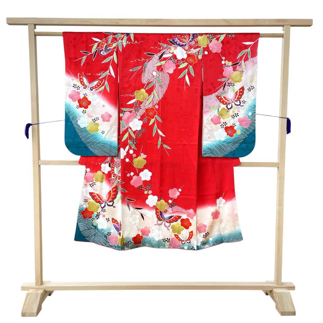 ◎mk-2550　七五三　女の子　着物　7歳　日本製　　12-4