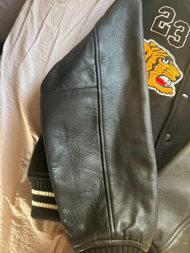 Supreme Tiger Varsity Jacket \"Black 正規品