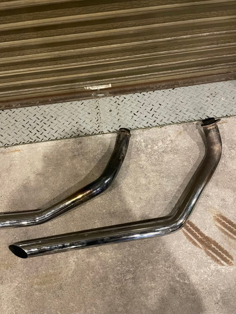 イ*ン様 ショベル　ドラッグマフラー2インチ