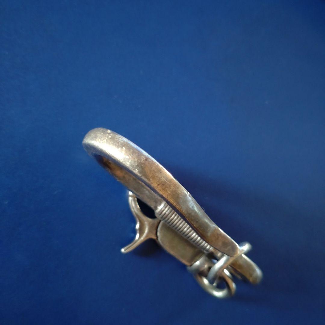 本日限定価格　ビーズ屋公ちゃん　シルバー　キーホルダー