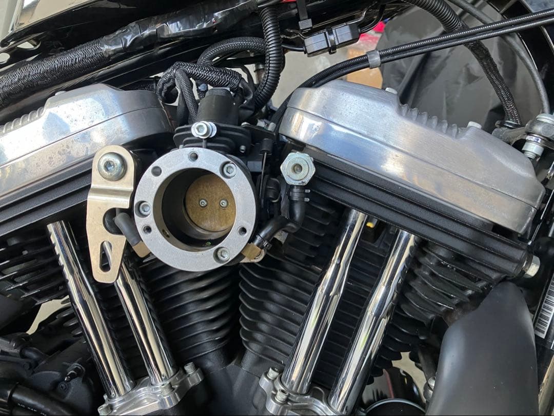 S&Sティアドロップエアクリーナカバー クローム