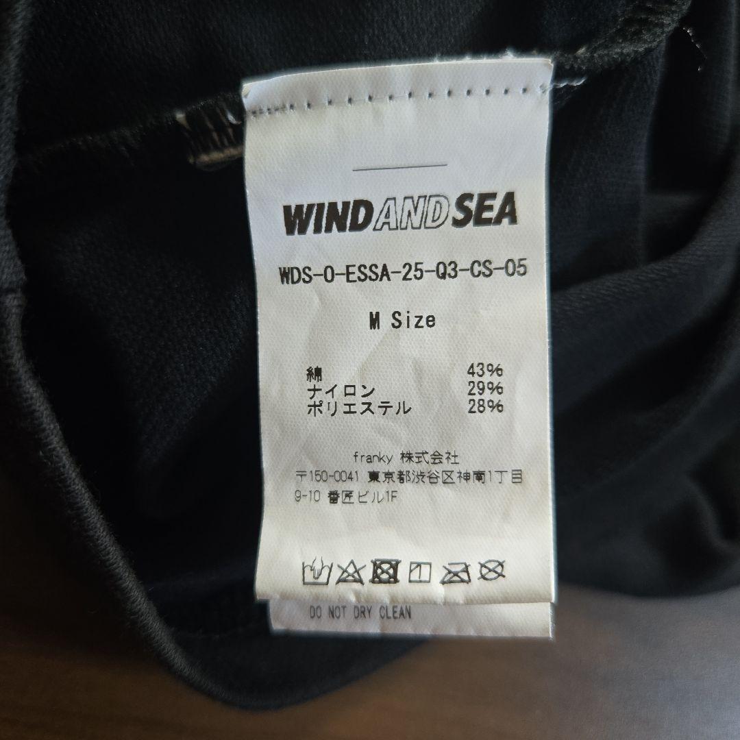 WINDANDSEA ウィンダンシー モックネックシャツ ブラック