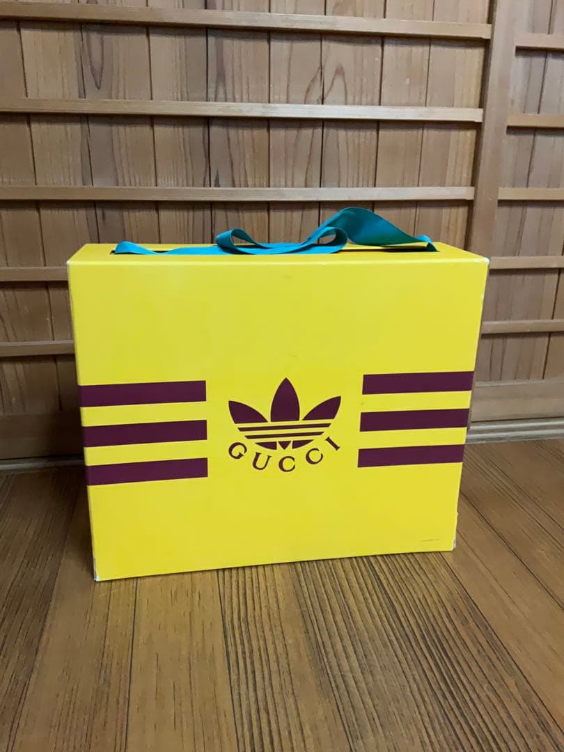 1*4様 GUCCI アディダス コラボ ブーツ ベージュ ストライプ レザー