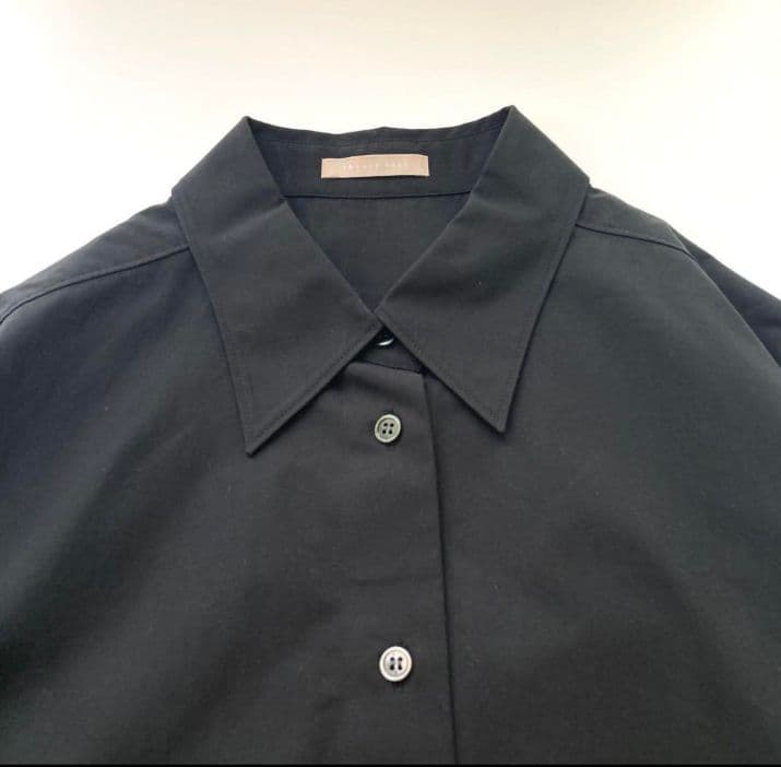 伊勢丹限定　美品　セオリーリュクス　長袖ブラウス　2023　シャツ　ブラック　黒