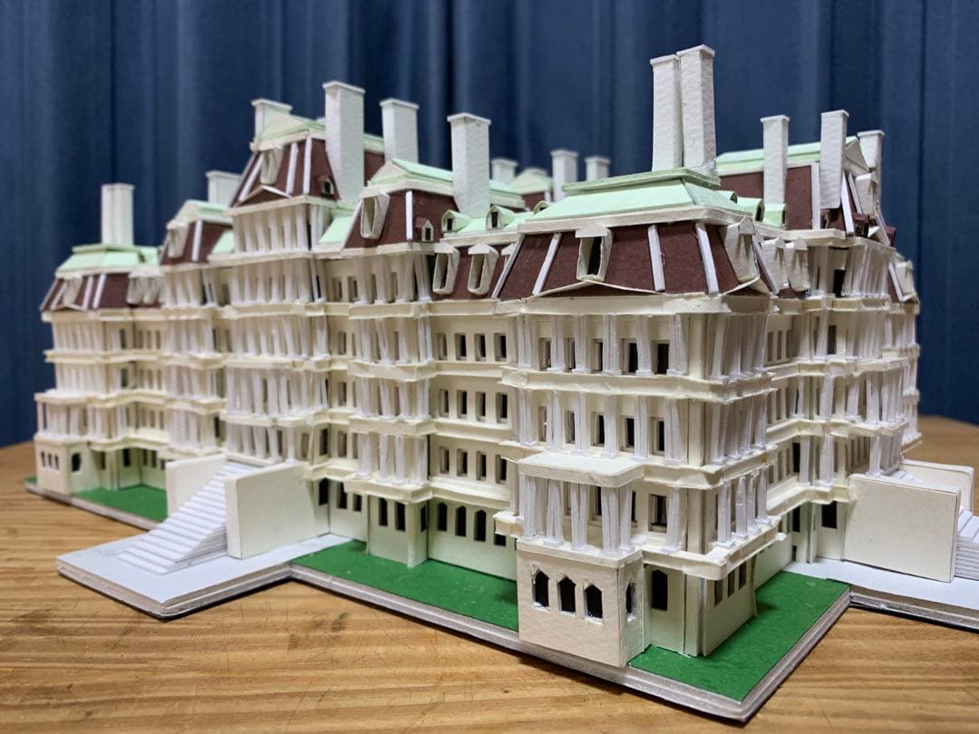 アイゼンハワー行政府ビル　ペーパークラフト