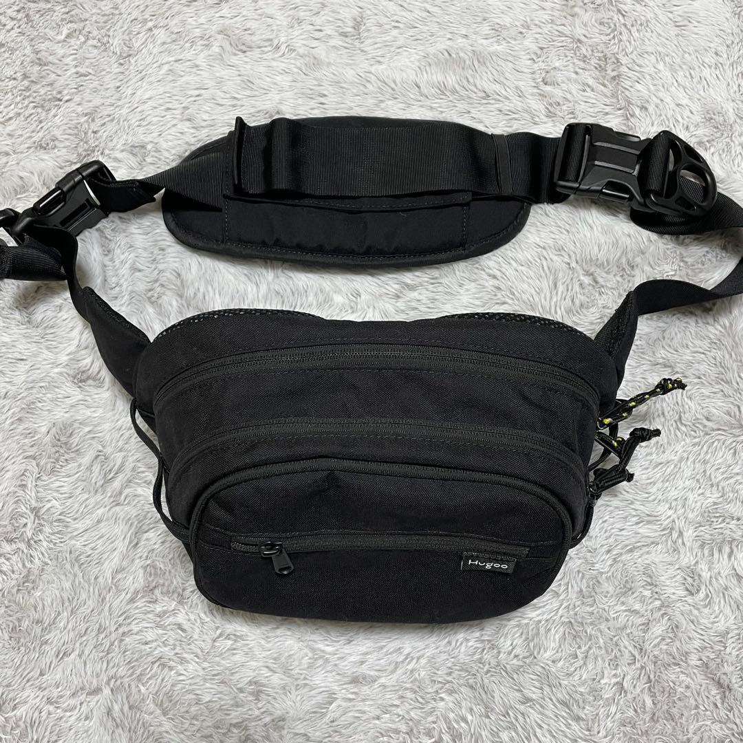 Hugoo ヒップシート　ウエストポーチ　ナイロン　コーデュラ　出産祝い