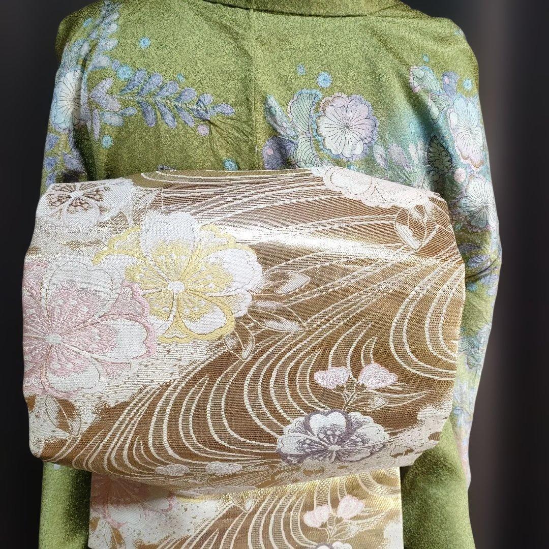 訪問着フルセット 辻が花柄