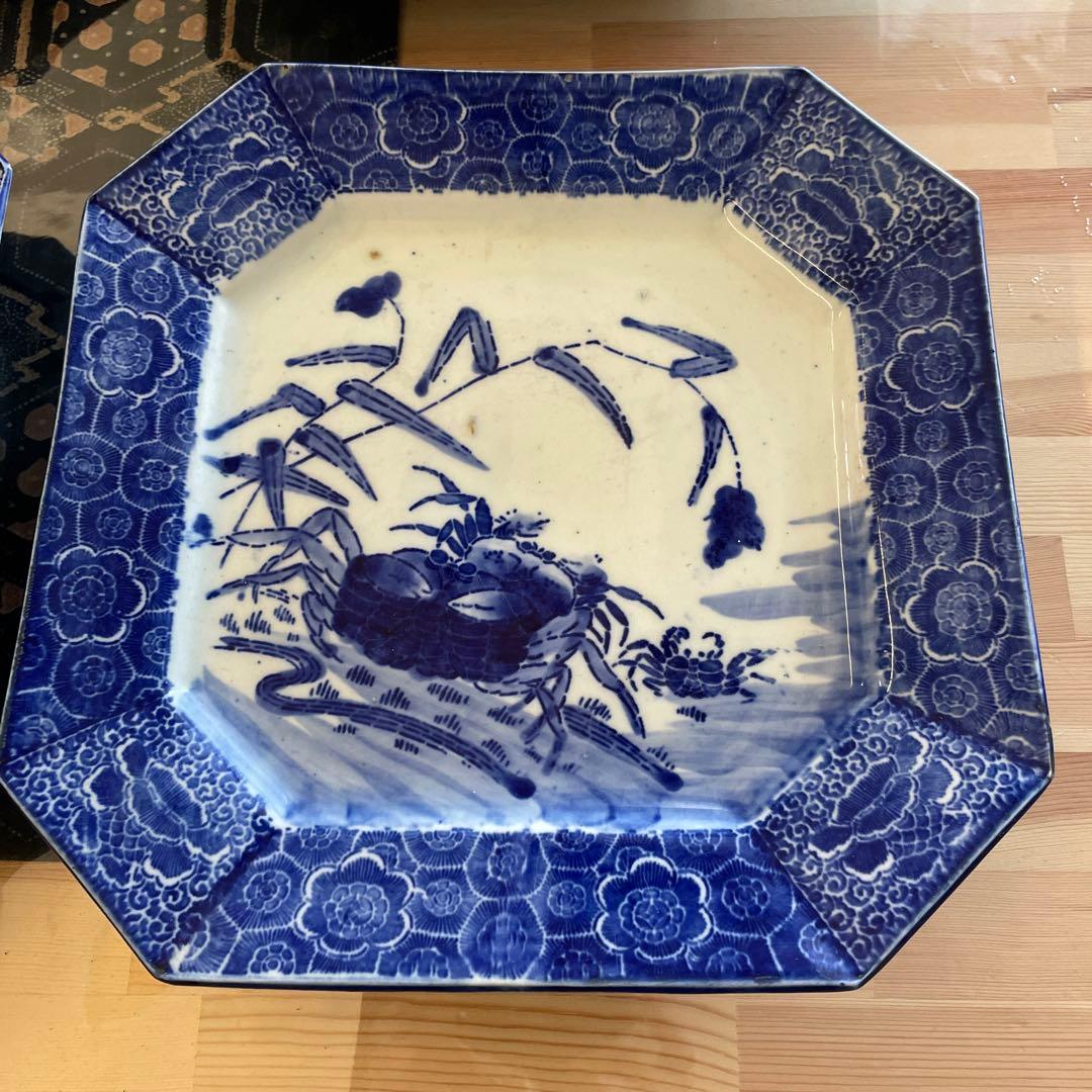 骨董角皿、印判4枚